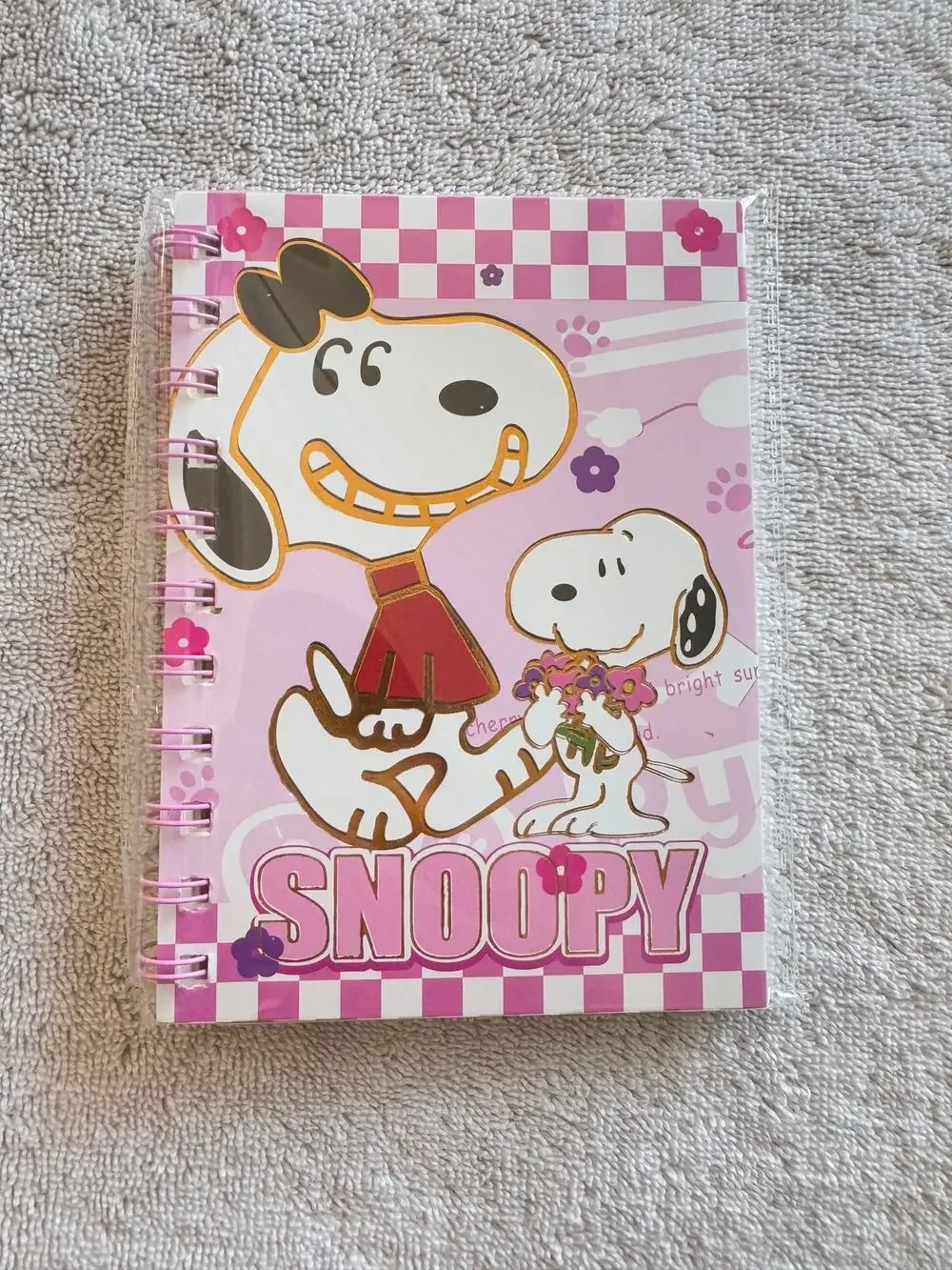 Snoopy peanuts A6 spiral notebook lined sheets